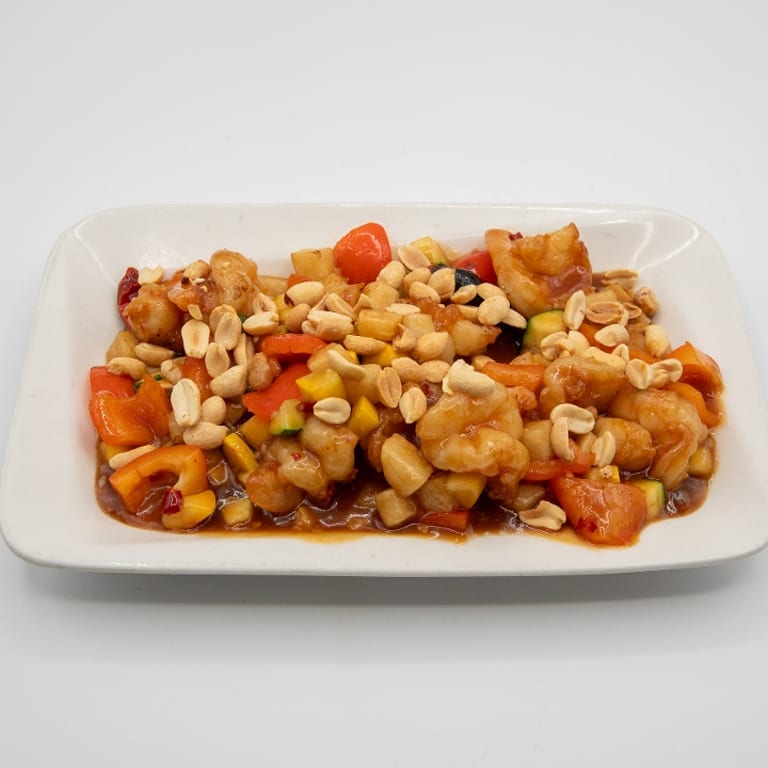 Sizzling Kung Pao Shrimp Delight